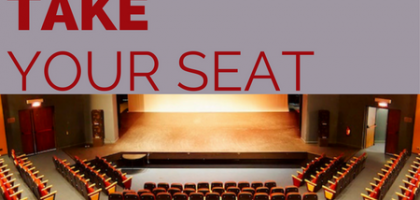 TAKE YOUR SEAT IN CAC'S THEATRE